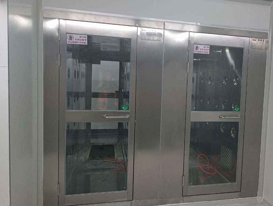 無塵凈化風淋室調試